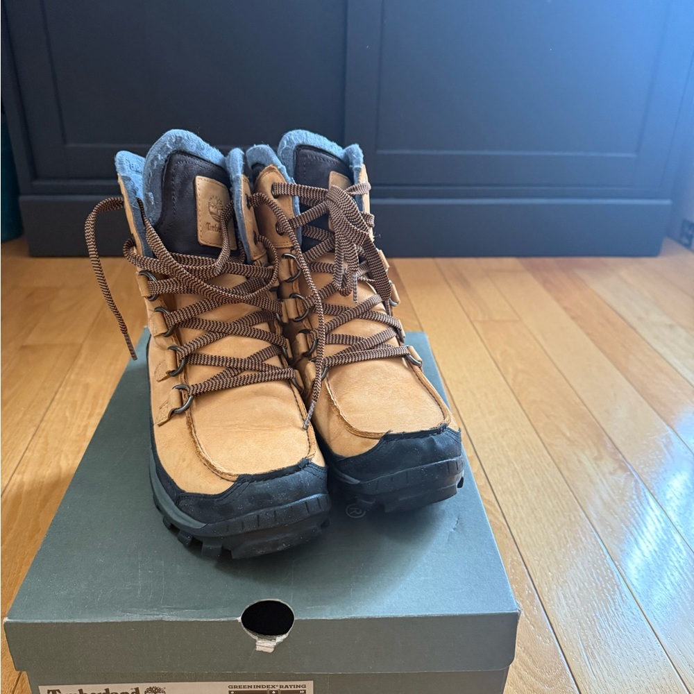 Timberland Tan and Black Men's Rain & Snow Boots